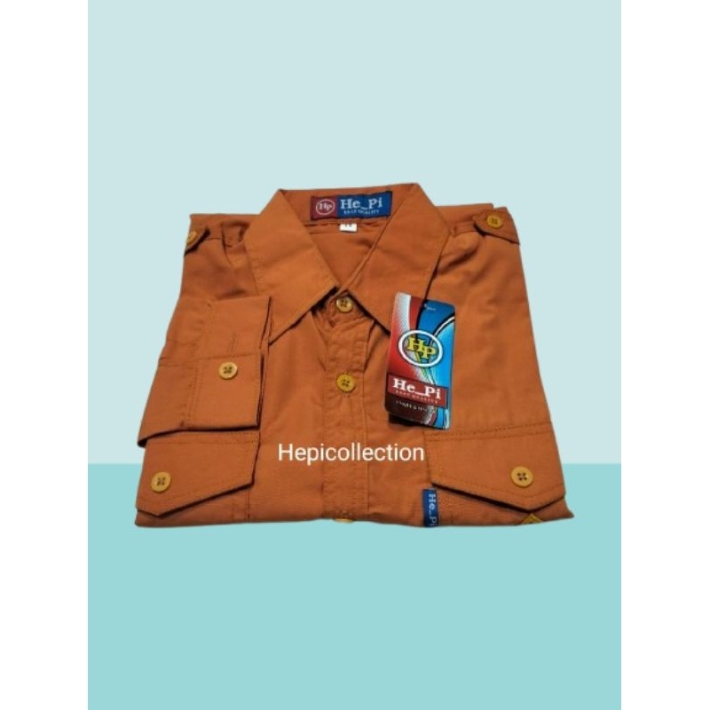 Disc Baju Pramuka Sd Katun Laki-Laki Lengan Panjang Seragam Sekolah (Hepi)