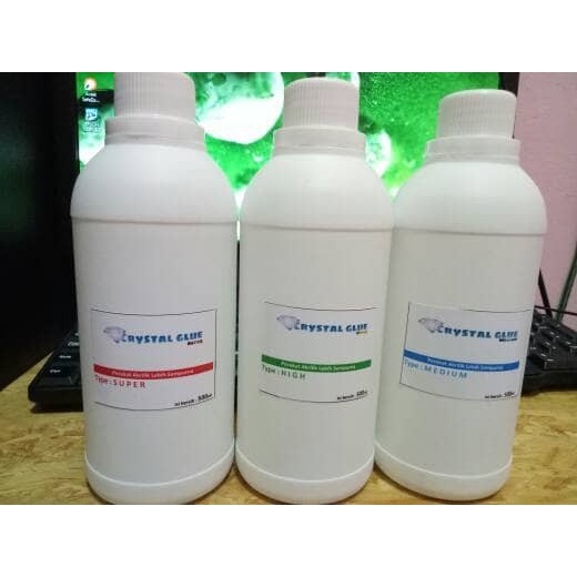 

CUCI GUDANG lem akrilik crystal glue CLOROFOM - 500ml
