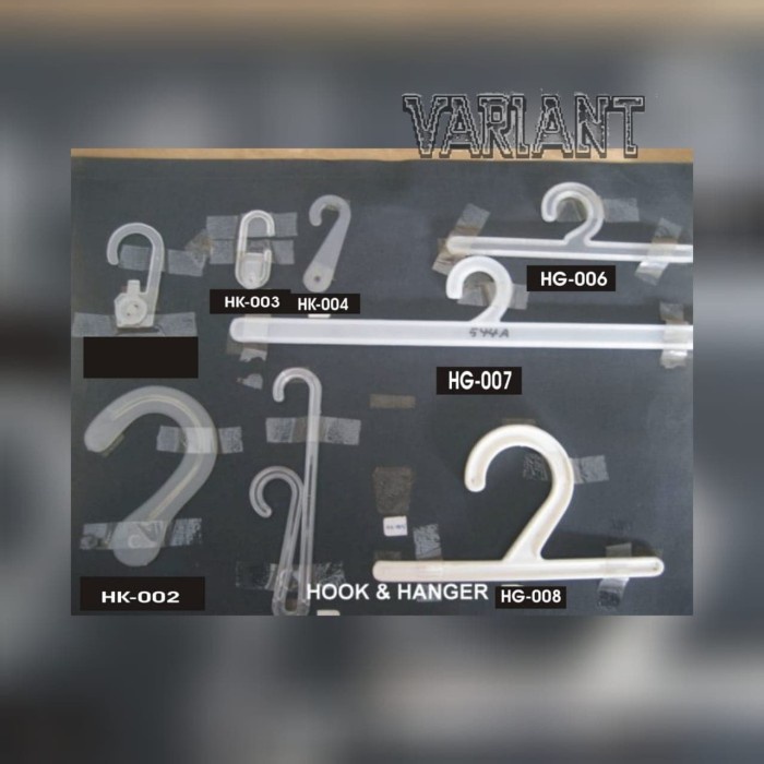 HANGER 13cm GANTUNGAN KEMASAN PLASTIK PAJANGAN DISPLAY AKSESORIS