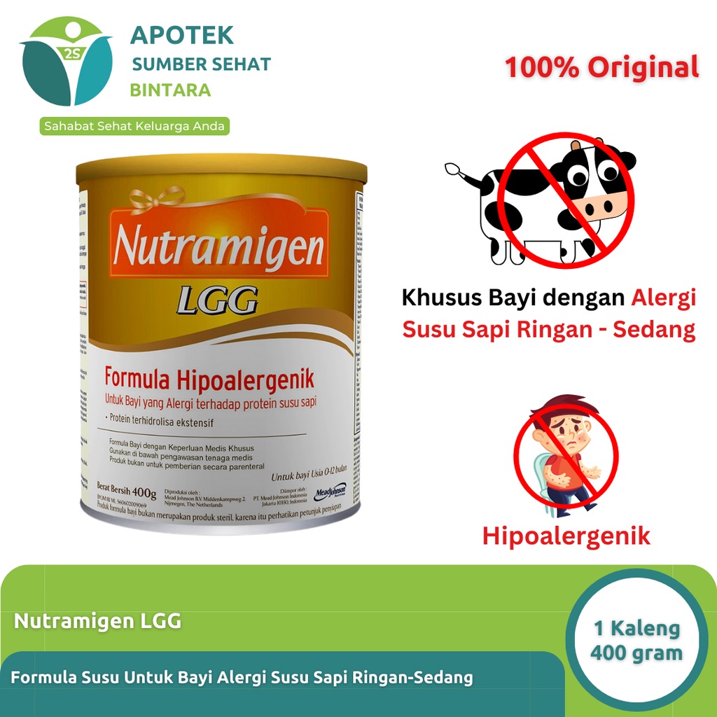Nutramigen LLG Susu Khusus Alergi Susu Sapi Hipoalergenik