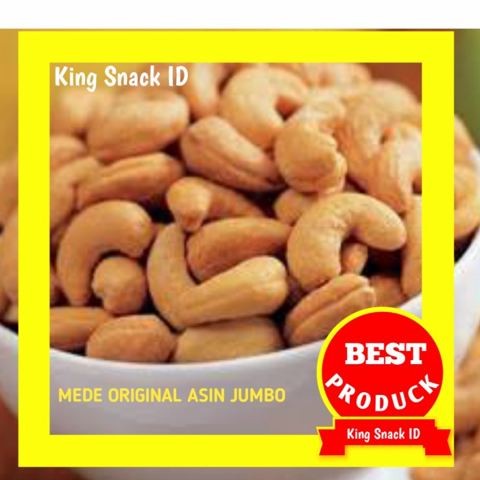 

KACANG MEDE PANGGANG JUMBO 500GR /MEDE ORIGINAL ASIN METE OVEN PREMIUM