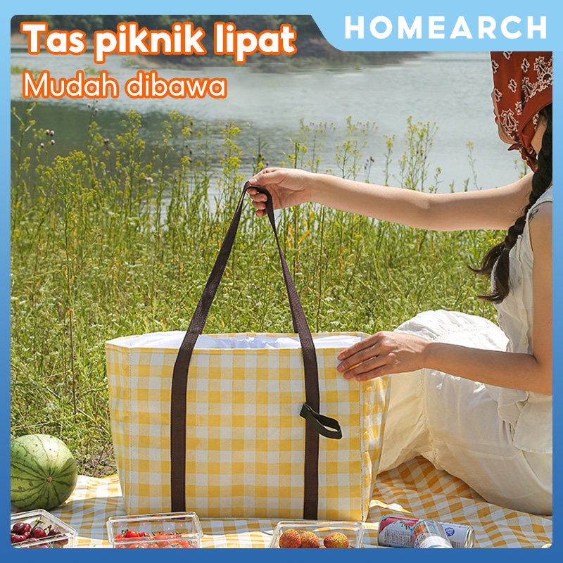 tas travel / Tas Piknik / Tas kemah / Tas piknik lipat / tas portable / tas piknik tempat makanan /