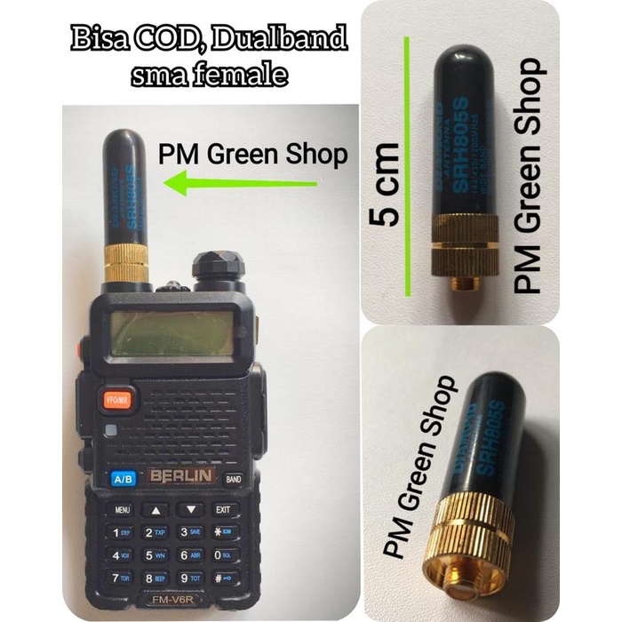 JTTOP" ANTENA HT MINI JARAK JAUH FEMALE