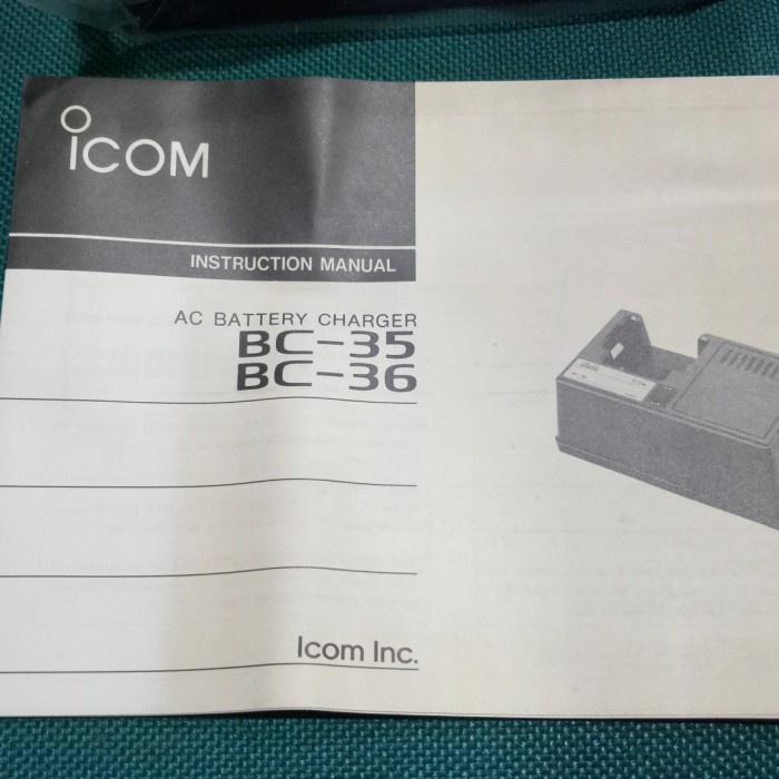 JTTOP" CHARGER ICOM BC35 UNTUK HT JADOEL ICOM 2N 02N 2GA