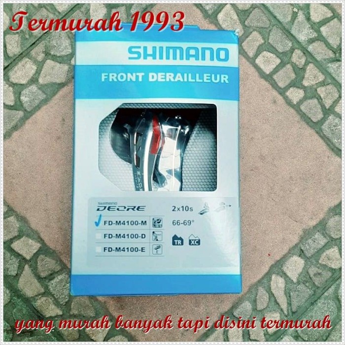 FD SHIMANO DEORE M4100 FRONT PULL 34.9mm Sparepart Sepeda Termurah *