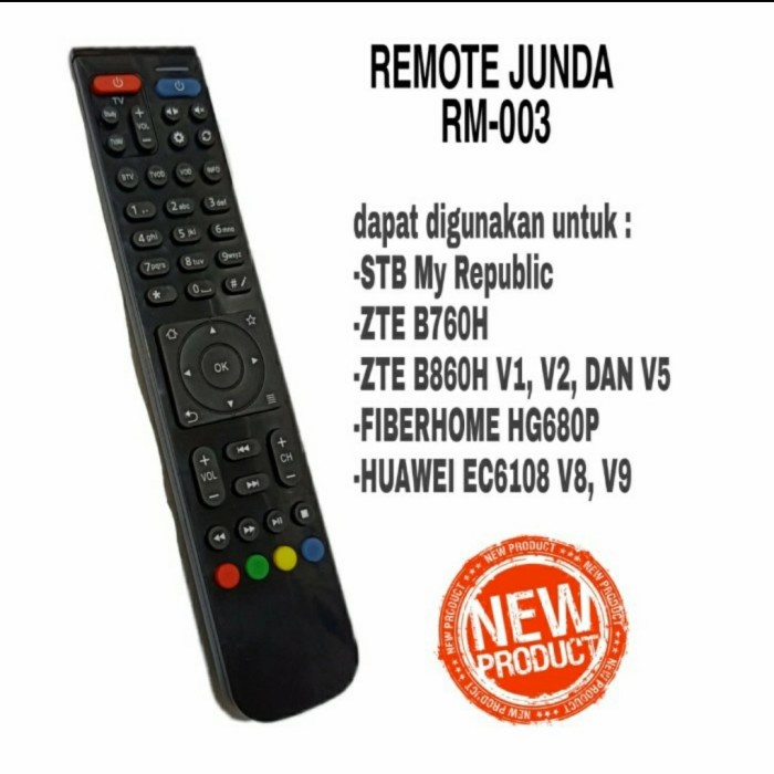 JTTOP" REMOTE INDIHOME REMOTE STB MY REPUBLIC / HUAWEI UNIVERSAL