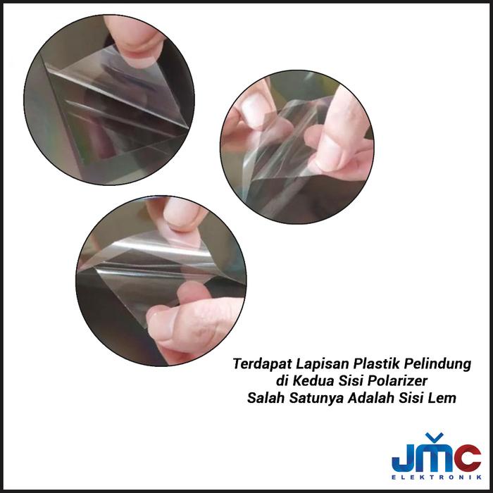 JTTOP" POLARIS LCD 17 INC 45 DERAJAT POLARIZER POLARIZED LCD 17 INCH 370 - 232 MM