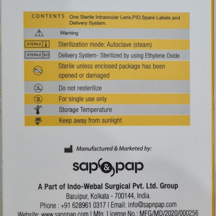 JTTOP" LENSA FOLDABLE ( IOL)