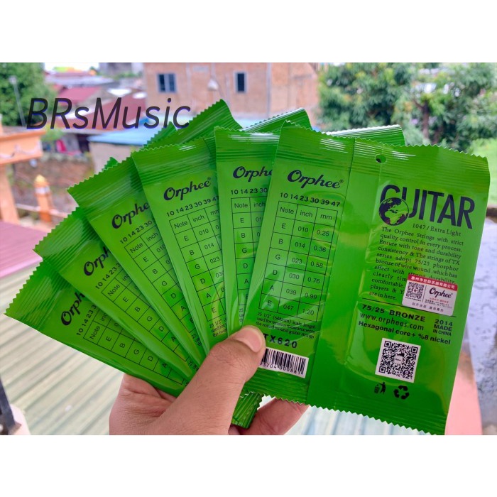 SENAR GITAR AKUSTIK ORPHEE TX620