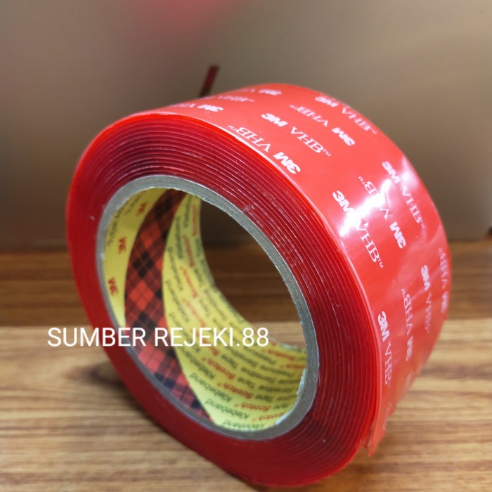 

3M DOUBLE TAPE VHB 4910 CLEAR- PEREKAT 3M ORIGINAL- DOBLE TIP 5CM X4,5