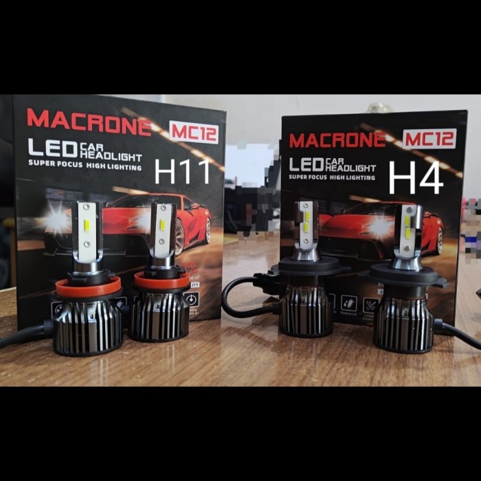 Ready LED Macrone MC12 H4 H11 50 Watt