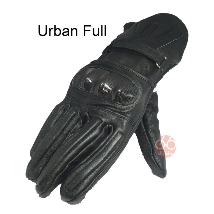 Urbanfull Sarung Tangan Motor Kulit Asli Garut Gloves Touring Racing