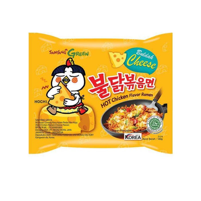 

Promo Terbatas Samyang Hot Chicken Ramen Cheese 140G Aman