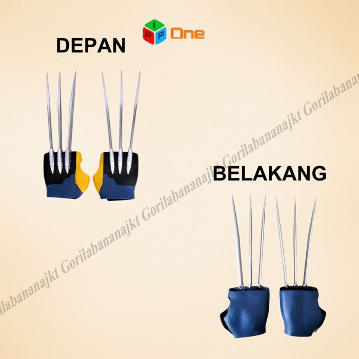 Mainan cakar wolverine xmen1:1