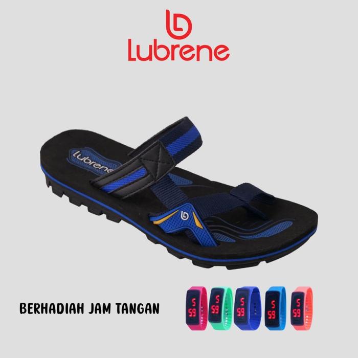 LUBRENE SANDAL JEPIT JEMPOL ANAK - GRATIS JAM TANGAN