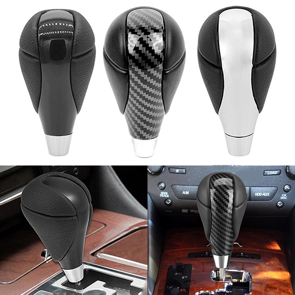 IMPORT CAR GEAR SHIFT KNOB AUTOMATIC SHIFTER LEVER LEATHER FIT FOR LEXUS GS300 GS350 GS400 ES330