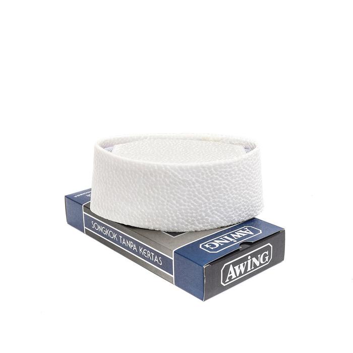 Kopiah Songkok Awing Putih Lahore Peci Putih Awing Original