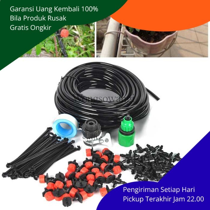Paket Peralatan Set Irigasi Otomatis Hidroponik Paket Irigasi Tetes