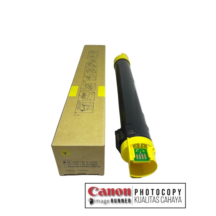 Ready Toner FUJI XEROX Catridge APEOSPORT VI,VII, 3370 5570 YELLOW ORIGINAL