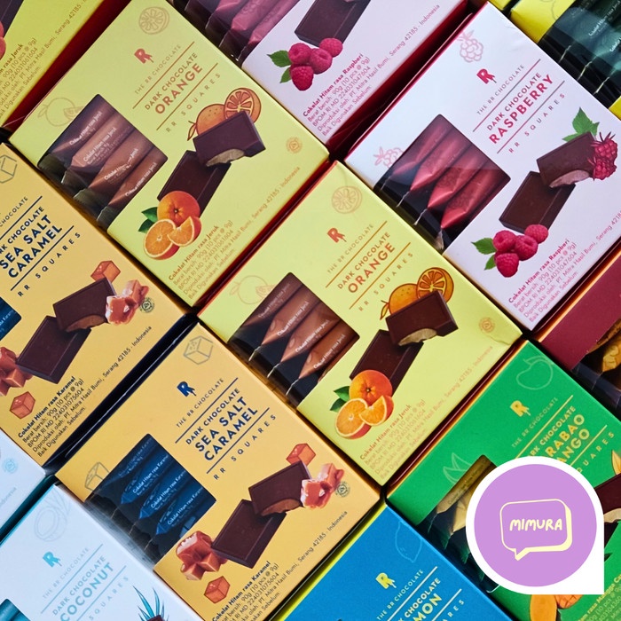

BARANG TERLARIS The RR Chocolate Square 9gr x 10pcs Dark Cokelat Premium EXP TERLAMA