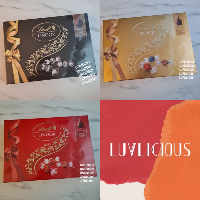 

BARANG TERLARIS LINDT LINDOR CHOCOLATE BALLS HOLIDAY GIFT BOX COKLAT COKELAT