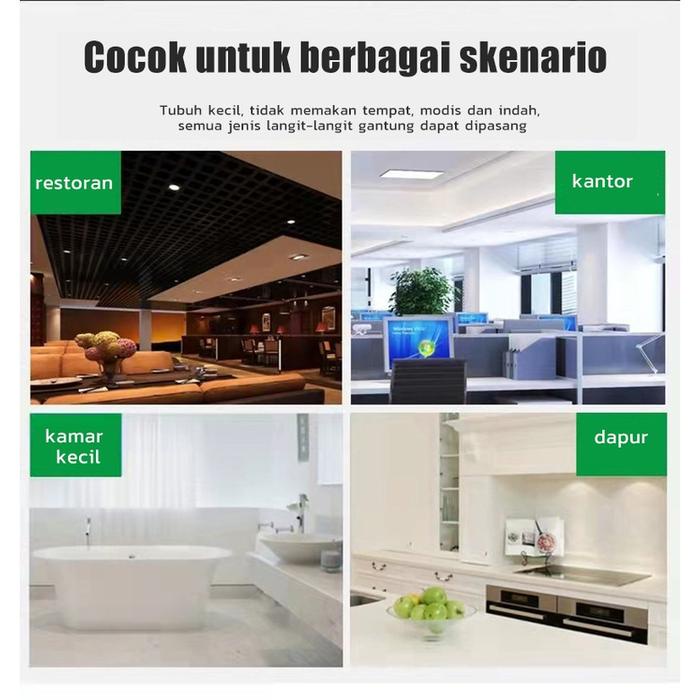 READY STOK EXHAUST FAN PLAFON / HEKSOS / KIPAS ANGIN HISAP DAPUR KAMAR MANDI KAMAR TIDUR 8/10/12