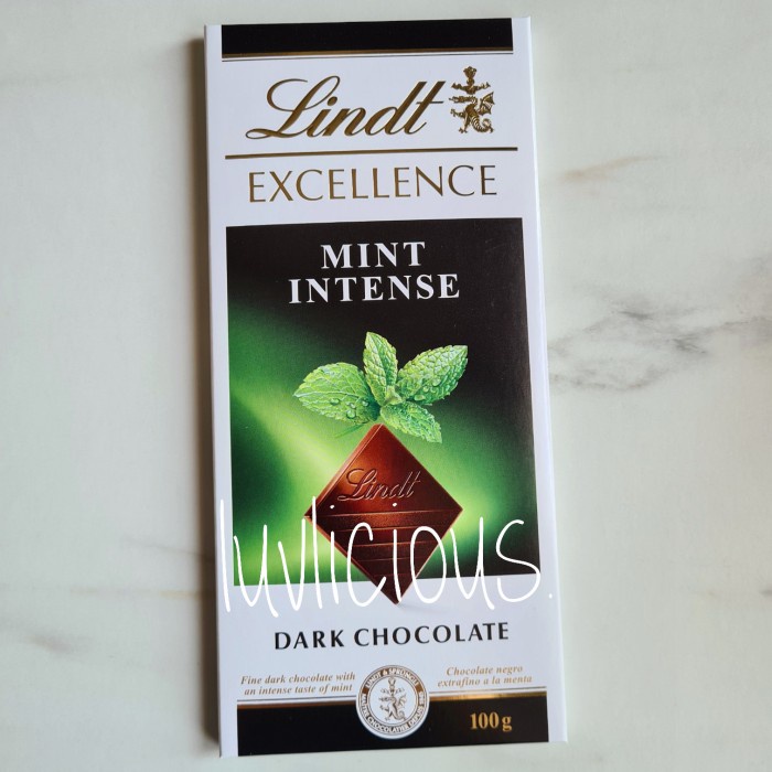 

BARANG TERLARIS LINDT EXCELLENCE MINT INTENSE DARK NOIR CHOCOLATE COKELAT COKLAT