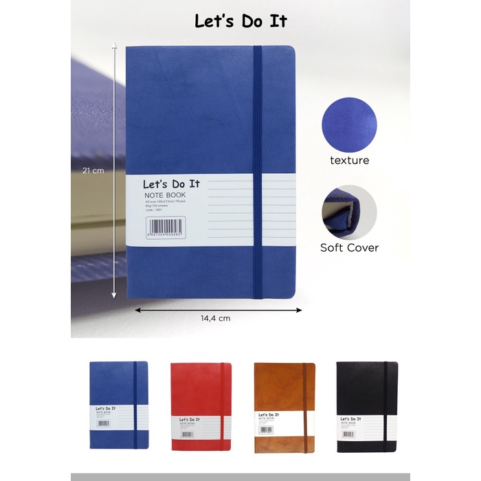 

BARANG TERLARIS Note Book Buku Tulis Catatan Diary Agenda Daiichi LET'S DO IT 1901 A5