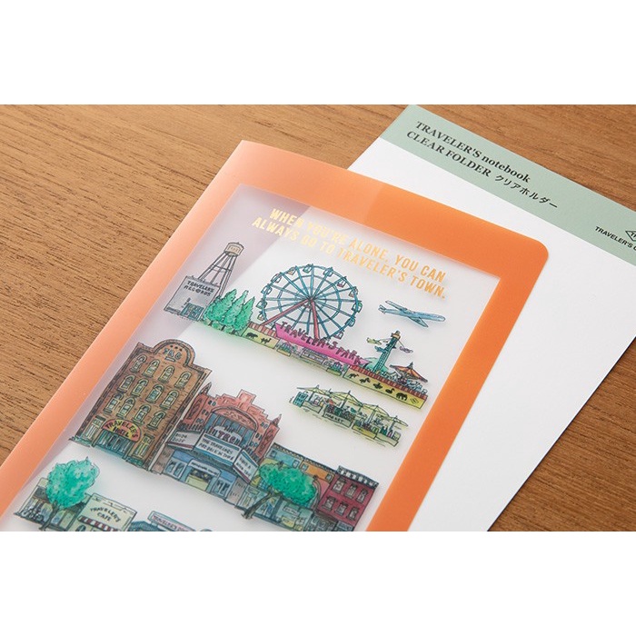 

BARANG TERLARIS Travelers Notebook Clear Folder 2024 Regular size