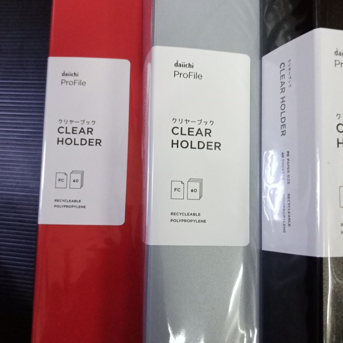 

BARANG TERLARIS Daiichi Clear Holder Display Album Folio 60 Pocket