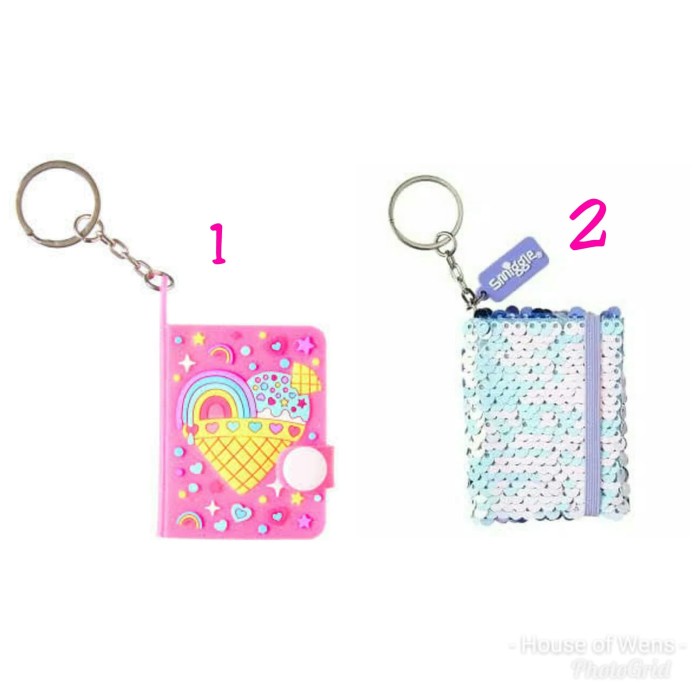 

BARANG TERLARIS SMIGGLE DREAMY TINY NOTEBOOK KEYRING