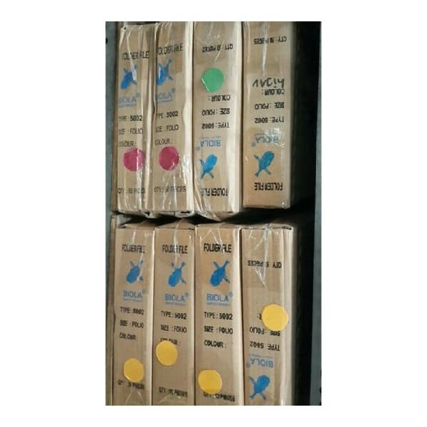 

BARANG TERLARIS Stopmap Stofmap BIOLA 5002/Stop Map Kertas 5002 BIOLA/Map Kertas Warna