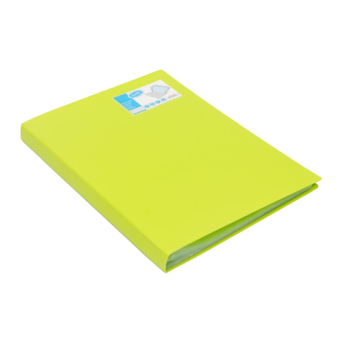 

BARANG TERLARIS Bantex Display Book 60 Pockets Folio Lime #3187 65