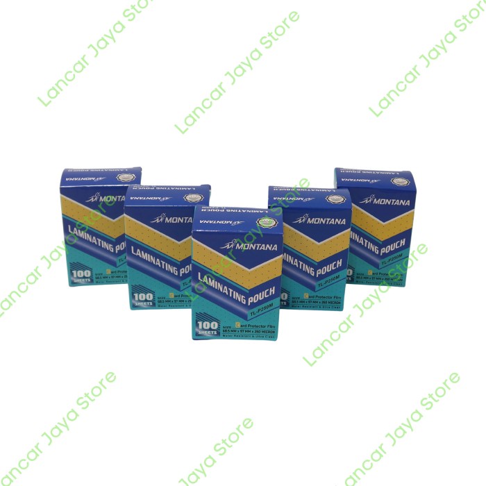 Ready- Plastik Laminating KTP / Laminating KTP Hombo 250 - Micron