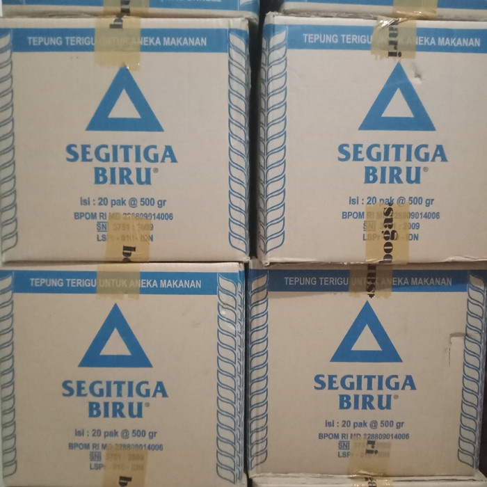 

Ready Stock Tepung Terigu Segitiga 500 Gr Kemasan Dus Cod