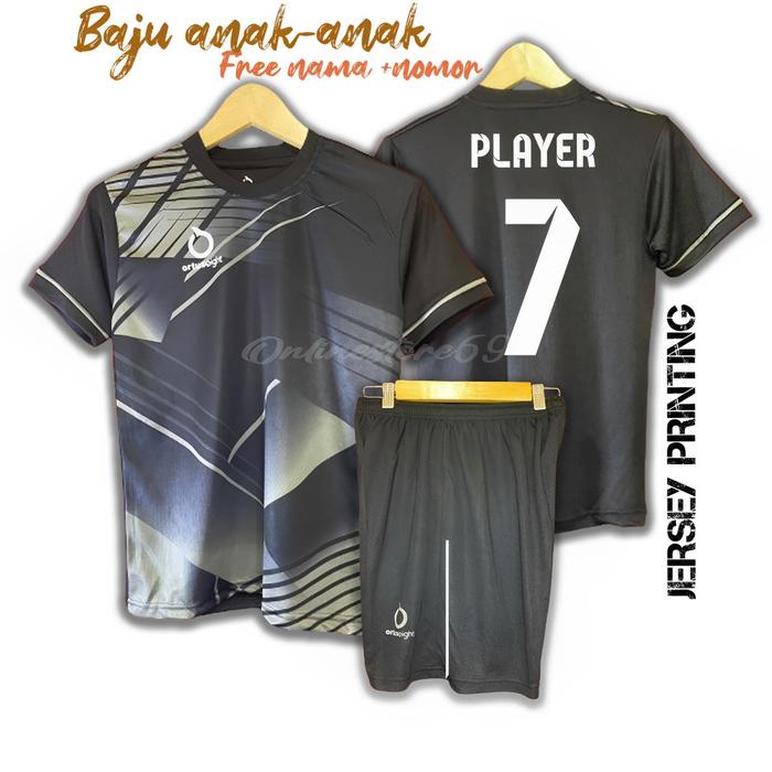 Terbaru Jersey Printing Anak/ Kaos Bola Printing / Kaosolahraga Unisex Outdor, Sport Outdoor