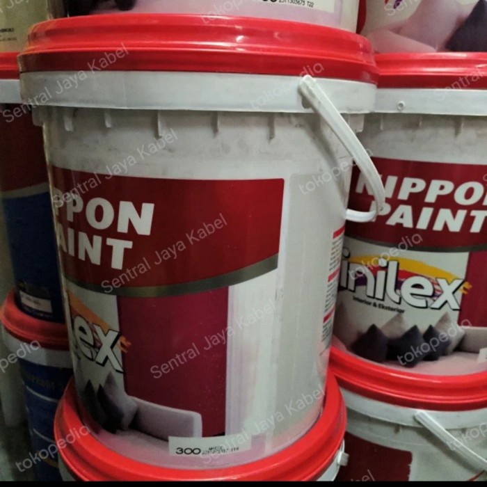 TOP CAT VINILEX 25 KG KEMBANG 300 PUTIH 1 PAIL GOJEK READY 300 ION WHITE -
