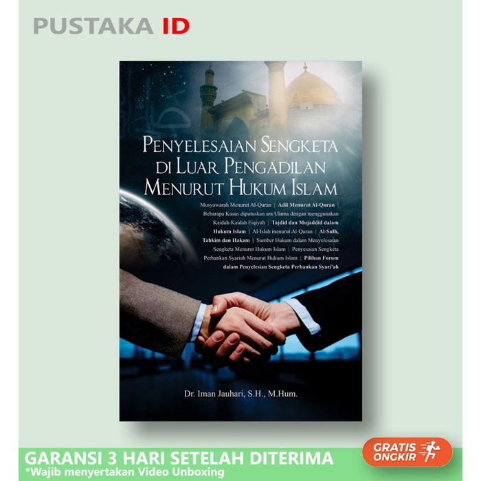 

SALE !!! BUKU PENYELESAIAN SENGKETA DI LUAR PENGADILAN MENURUT HUKUM ISLAM READYY