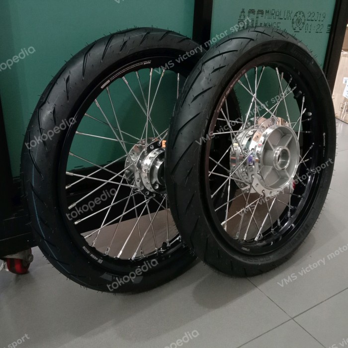 velg set jari jari RX king Vixion Jupiter x MX ban Pirelli ring 17