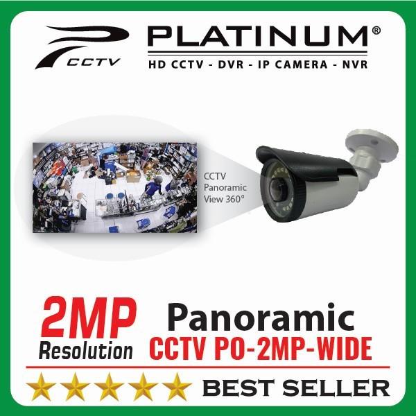 Pelopor CCTV Camera PLATINUM Outdoor 2MP WIDE 180 Lebar Bisa 25Meter