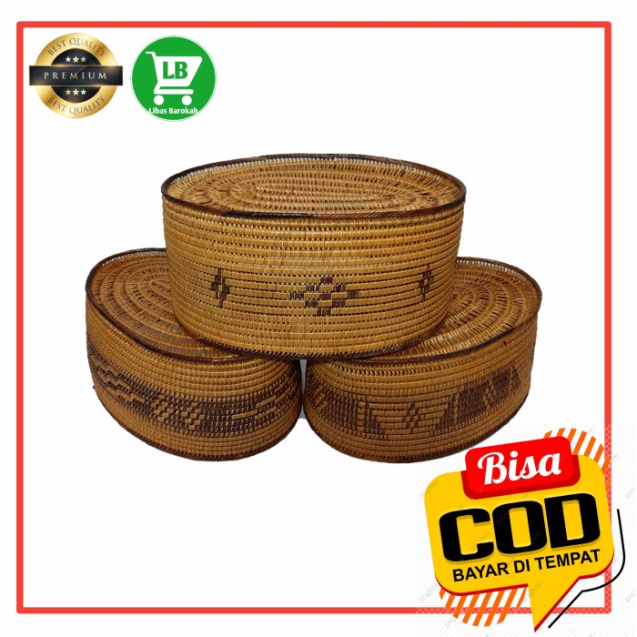 PREMIUM Peci Rotan Gorontalo Songkok Gusdur Kualitas Premium