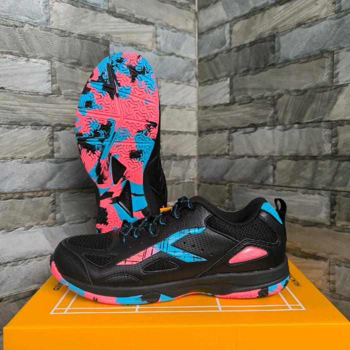 PREMIUM Sepatu Badminton Hundred Blast Ori /Hundred Galaxy Free Kaos kaki/Hundred Raze