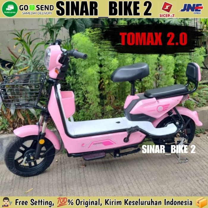 Best seller Sepeda Motor Listrik CELCIUS TOMAX 2.0 NEW Electric E-Bike 450 Watt Terlaris