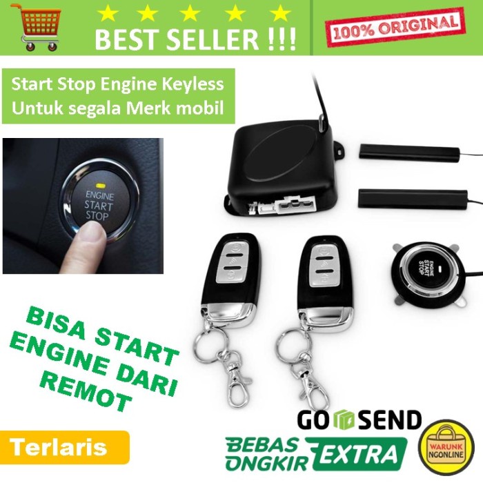 Tombol Start Stop Engine Keyless Mobil - Avanza Calya Agya Brio Kijang
