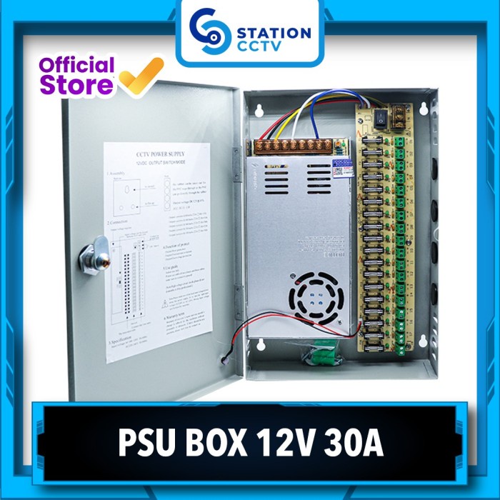 PSU Box 30A 12V / Switching Power Supply Box 30 Ampere