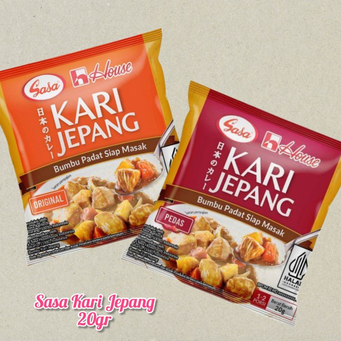 

Promo Terbatas Sasa House Kari Jepang 20Gr (Rencengan Isi 12) Aman