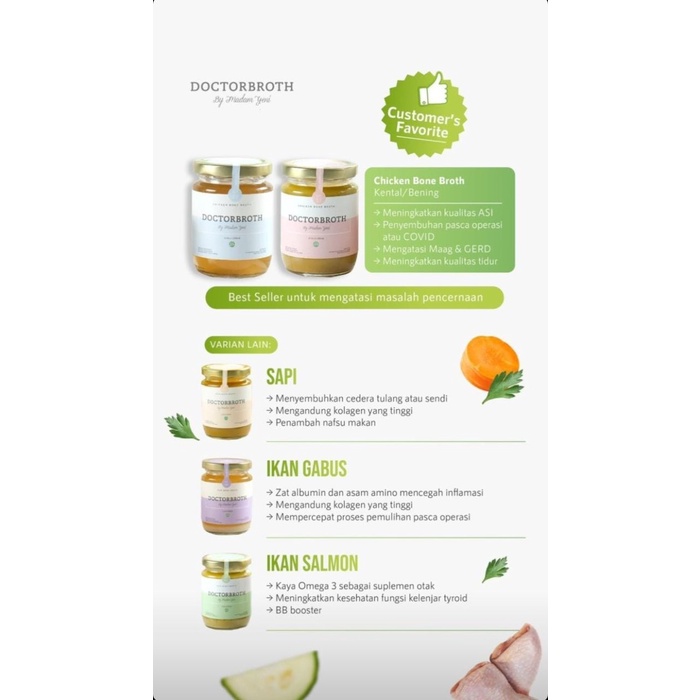 

Promo Terbatas Salmon (Kental) Bone Broth, Doctor Broth Jaksel Aman