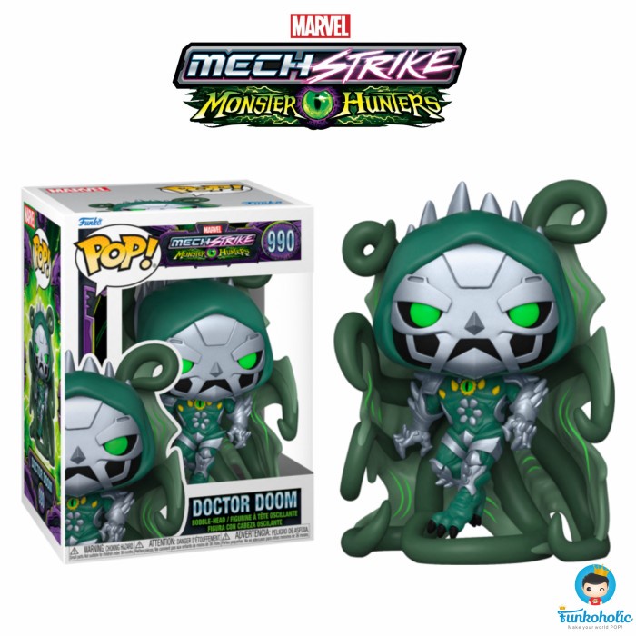 Funko POP Marvel Mech Strike Monster Hunters - Doctor Doom #990