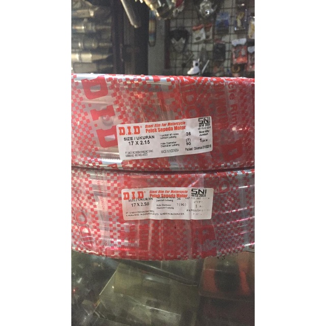 VELG DID KRUM RING 17 UKURAN 215 DAN 250