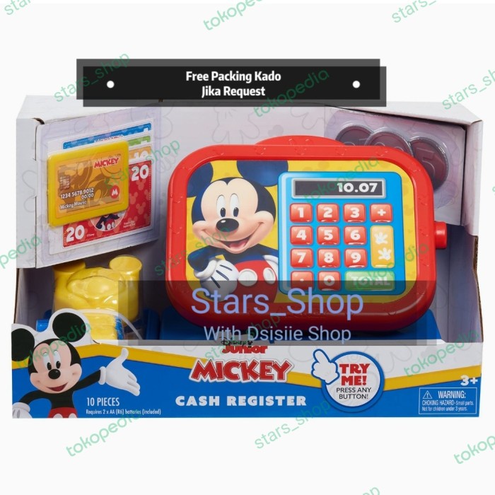 Disney Junior Mickey Mouse Cash Register Original / Mainan Kasir Anak